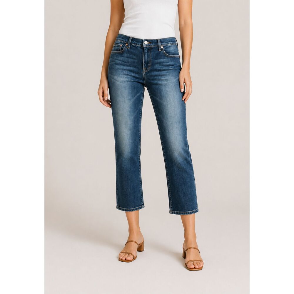 Lucky Brand Blue Easy Rider Crop Jeans 8